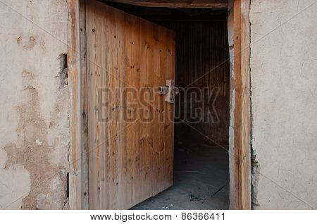 Old Door In The Old City Of Al Ula, Saudi Arabia
