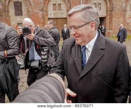 President Of The Republic Of Poland Bronislaw Komorowski