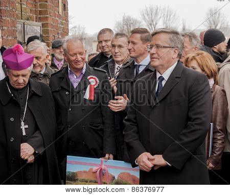 President Of The Republic Of Poland Bronislaw Komorowski