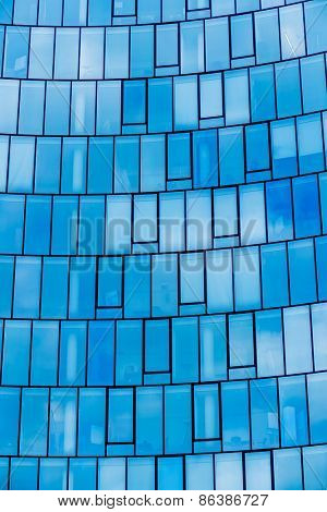 the windows of a modern building for offices