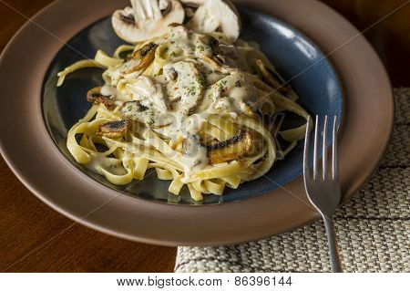 Mushroom Fetuccine Alfredo