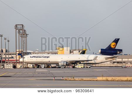 Mcdonnell Douglas Md-11 Freighter Of The Lufthansa Cargo