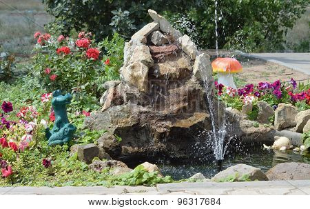 Manor fountain