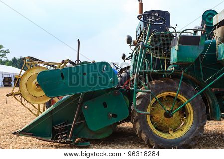Old Grain Thresher