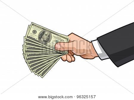 Hands Showing Money 3