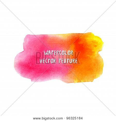 Summer watercolor texture. Watercolor abstract background. Stylish backdrop for placard or postcard