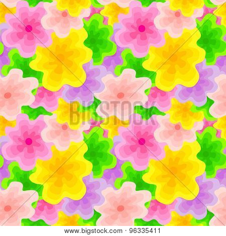 Color Floral Pattern