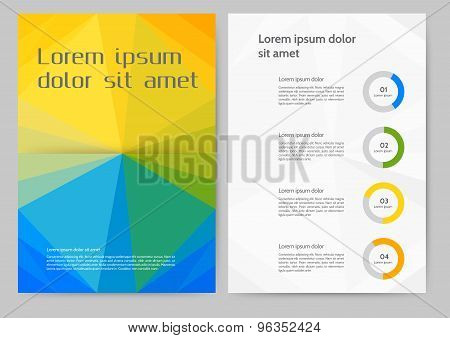 Abstract Colored Brochure