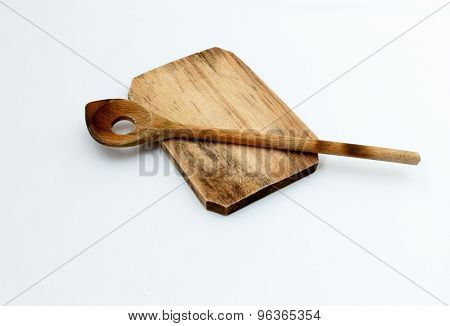 Wooden Cutboard And Kitchen Tools