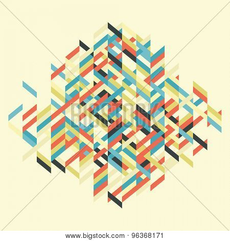 Abstract Vector Illustration. Can Be Used For Design And Presentation.