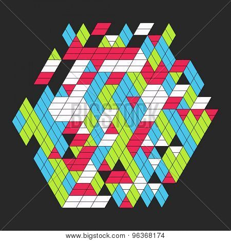 Abstract Vector Illustration. Can Be Used For Design And Presentation.