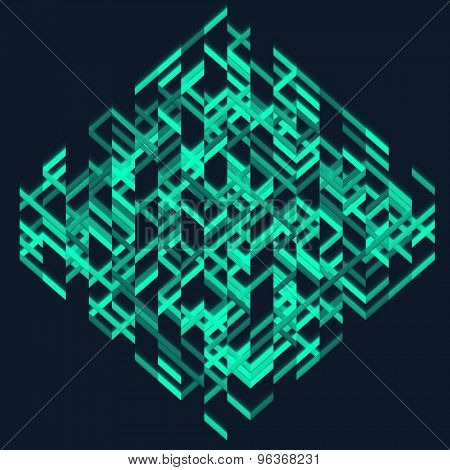 Abstract Vector Illustration. Can Be Used For Design And Presentation.