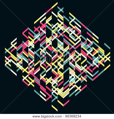 Abstract Vector Illustration. Can Be Used For Design And Presentation.