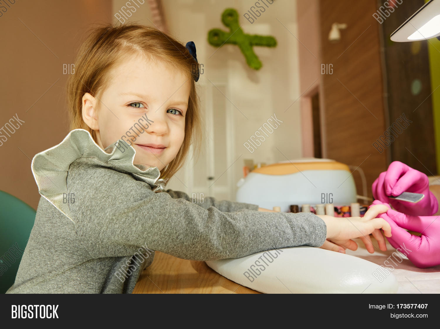 Little Girl Nail Salon Image & Photo (Free Trial) Bigstock