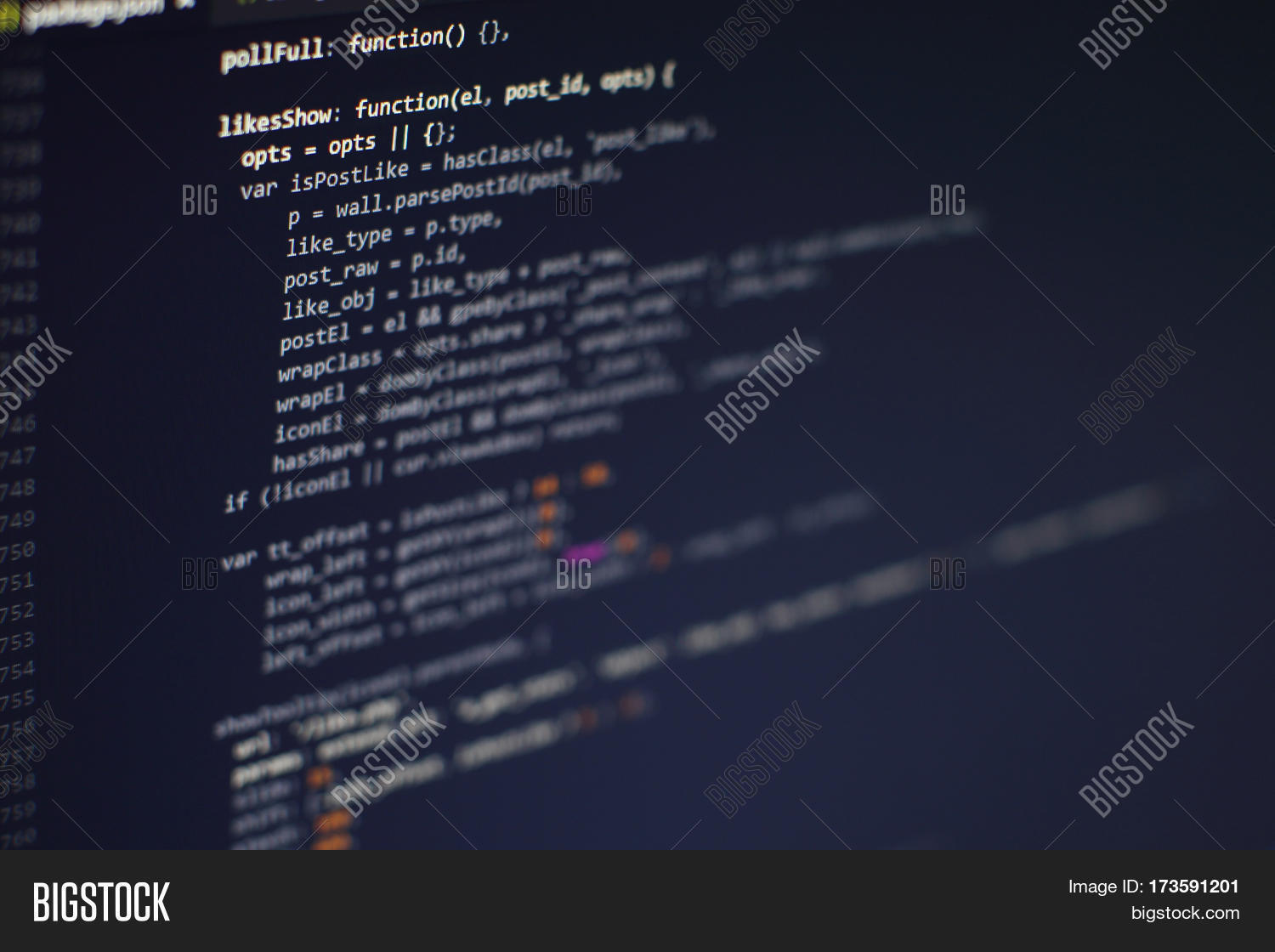 Programming Code On Image & Photo (Free Trial) | Bigstock