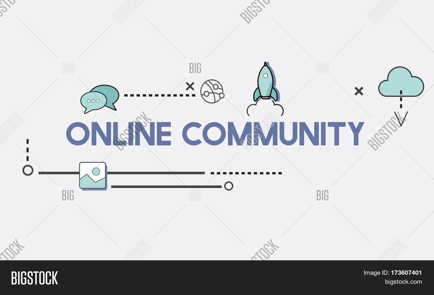 Digital Community Image & Photo (Free Trial) Bigstock