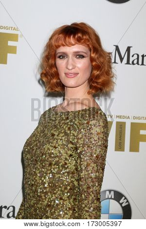 LOS ANGELES - JUN 15:  Breeda Wool at the Women In Film 2016 Crystal and Lucy Awards at the Beverly Hilton Hotel on June 15, 2016 in Beverly Hills, CA