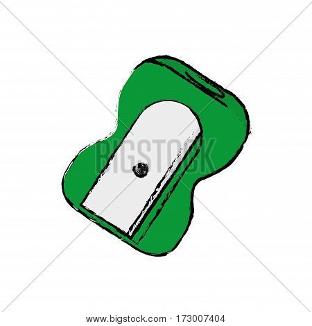 Sharpener school utensil icon vector illustration graphic design