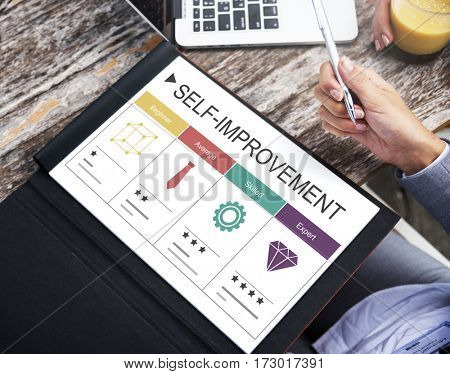 Development Performance Self-Improvement Ratings Icon