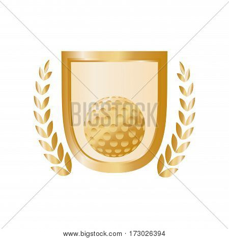 Golf game sport icon vector illustration graphic design