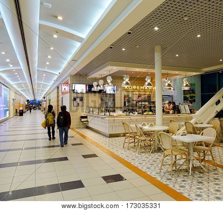 Domodedovo Intl Airport In Moscow, Russia