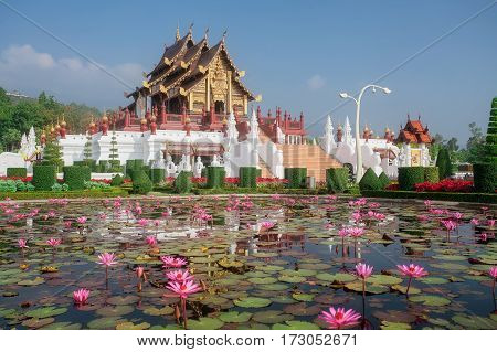 Chiang Mai Thailand at Royal Flora Ratchaphruek Park.