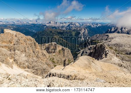 Via Ferrata Colver Lugli - Martino San Di Castrozza Dolomites Italy