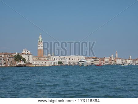 Giudecca Canal In Venice