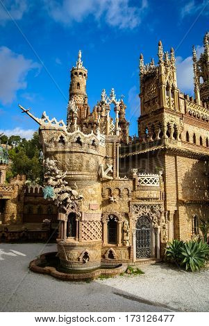 Colomares Castle, Benalmadena, Andalusia, Spain