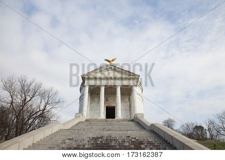 Illinois State Memorial in Vicksburg Mississippi USA