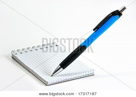 Taccuino con penna a sfera di scrittura