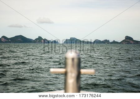 Thailand Beautiful paradise Beach the green blue Ang Thong National Marine Park