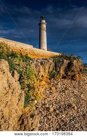Italy, Sicily, Mazara Del Vallo (trapani Province) - Lighthouse Of Cape Granitola