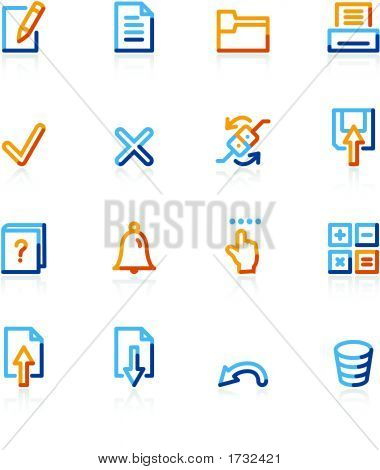 Contour Notebook Icons