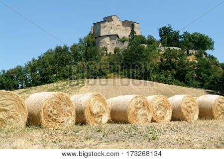 Castle Rossena on Emilia Romagna on Italy