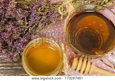 Tea Cup With Dry Flowers