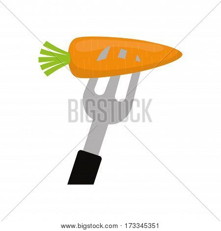 Delicious and fresh vegetable icon vector illustrration graphic design