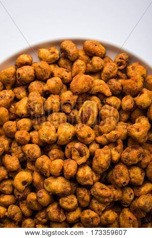 indian Spiced coated fried or tasty delicious Masala peanut.