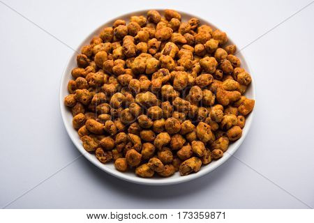 indian Spiced coated fried or tasty delicious Masala peanut.