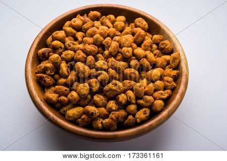 indian Spiced coated fried or tasty delicious Masala peanut.