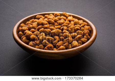 indian Spiced coated fried or tasty delicious Masala peanut.