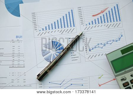 Asian Business Meeting Dicuss Analysis Report View From Top. Concept Of Business Analysis Data Analy