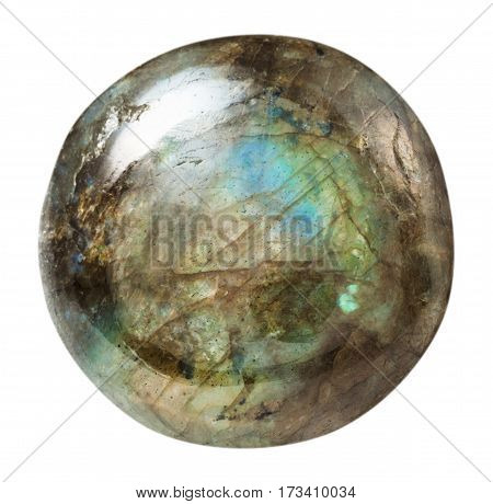 Polished Labradorite Gemstone Isolated
