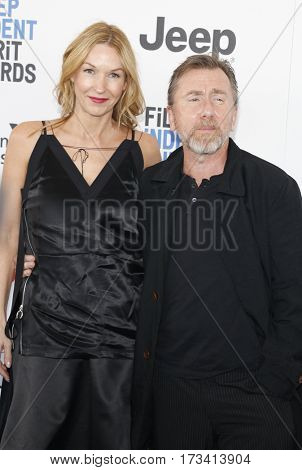Tim Roth and Nikki Butler at the 2017 Film Independent Spirit Awards held at the Santa Monica Pier in Santa Monica, USA on February 25, 2017.