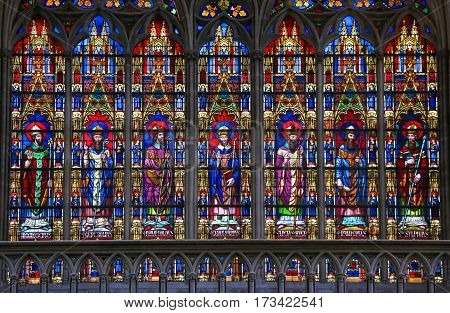 Stained Glass - Catholic Saints