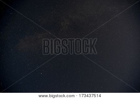 Black Night Sky Plenty Of Stars With