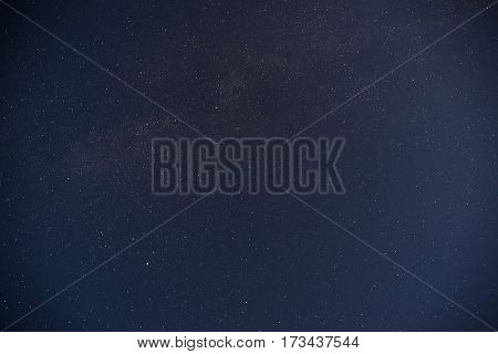 Black Night Sky Plenty Of Stars With