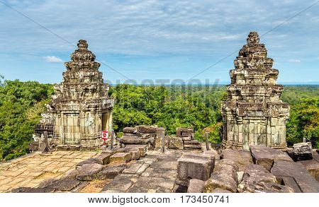 Phnom Bakheng, a Hindu and Buddhist temple at Angkor Wat in Cambodia