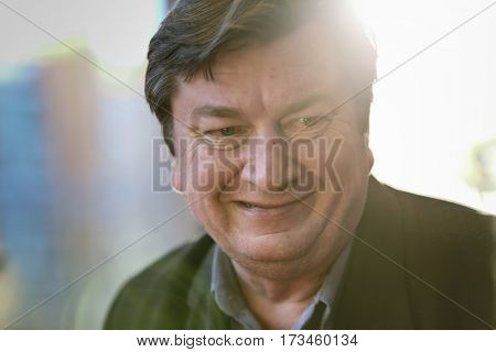 Aki Kaurismaki attends the 'The Other Side of Hope' (Toivon tuolla puolen) premiere during the 67th Film Festival Berlin at Berlinale Palace on February 14, 2017 in Berlin, Germany. 