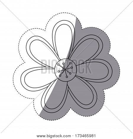 figure flower icon image, vector illustraction design stock